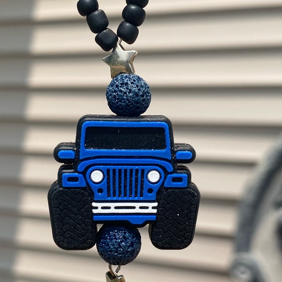 Handmade Resin Duck Jeep Rearview Mirror Charm- Keychain- Backpack - Purse Charm - Picture 7 of 7